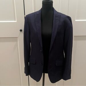 Savile Row Women’s Size Small Navy Two-Button Blazer